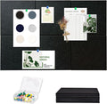 Large Cork Board Tiles for Wall with Push Pins, Removable 36" x 24" Bulletin Board Sets, Adhesive Pin Board | Magrowill 6 Packs Felt Panels for Office Home Classroom Dorm Interior Wall Decor