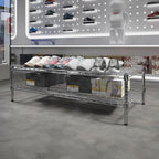 Regal Altair 24" Deep x 48" Wide x 14" Height Wire Shelving Kit | 2-Tier | NSF Commercial Storage Rack Unit