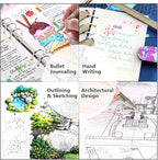 Shuttle Art 18-Pack Micro-line Pens - 11 Waterproof Archival Ink Colors in 0.3MM Felt Tip & 7 Blacks in 0.15-0.5MM For Journaling, Illustrating & Drawing