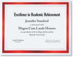 PaperDirect Pristine Specialty Certificates, 50 Sheets of 38lb White Paper, 8½" x 11", Red Bold Foil Border, Perfect for Awards, Students, Employees, Volunteers, Course Completion, Diplomas