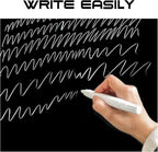 JYYPWB Magnetic Glass Whiteboard 48" x 36" Dry Erase Board Frameless Premium Tempered Galssboards Wall Mounted Glossy writeboard with Eraser, Marker Tray for Interactive Office, (Black)