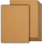 COLOURFUL US 120 Sheets Kraft Paper Letter Sized (8.5x11 inches) 120 GSM (45LB) Brown Stationery Paper - Brown Craft Paper Sheets for Arts Crafts,Office, Laser and Inkjet Printer Compatible