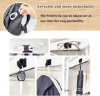 Ulinca Cable Management Under Desk,Up to 15 Cord,Enhanced Wire Holder. Cord Organizer,Reusable Cord Holder Organizer for Cable Hider Clips Under Table, 20 Pair+1 roll of Velcro Ties (Black, 20 Pair)