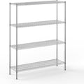 Regal Altair 18" Deep x 60" Wide x 74" Height Wire Shelving Kit | 4-Tier | NSF Commercial Storage Rack Unit