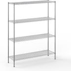 Regal Altair 18" Deep x 60" Wide x 74" Height Wire Shelving Kit | 4-Tier | NSF Commercial Storage Rack Unit