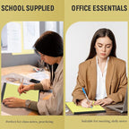 Legal Pads 8.5 x 11, 3 Pack Yellow Note Pads 8.5 x 11 Writing Pads Perforated Paper Tablets 8-1/2 x 11 Wide Ruled Legal Notepads Lined Pads of Paper Notepads Yellow Notebook 30 Sheets Per Notepad