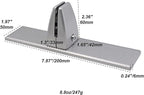 Sneeze Guard Clamp Bracket 4 Pcs Shield Base for Countertops, Heavy Duty Aluminum Partition Stand for Clear Acrylic Desktop Reception