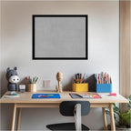 Amanti Art Black Framed Magnetic Board 17x21 Small Vision Board for use with Magnets, 100% Metal Sheet to Display Items as Office Decor or for Home Organization in mudroom, Kitchen or Kids Room