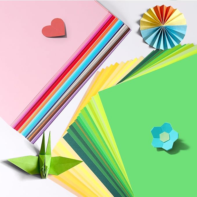 160 Sheets 5" X 7" Colored Cardstock, 80 Assorted Colors 180 GSM/65 LB Construction Paper Card Stock Printer Paper for Printing, Card Making, DIY Crafts, Kids School Supplies,Party Decorations
