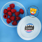 Large Name Labels for Kids (33) - Custom Stickers for Daycare and School Supplies - Durable, Waterproof Stickers for Water Bottles, Lunch Boxes, and More with Unique Designs - Monster