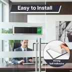 Office Door Signs-Meeting in Progress Door Sign with 6 Options, Do Not Disturb, In a Meeting, Out of Office, Please Knock, Working from Home, Back Soon, Business Privacy Sign Shows the Status of the Person Inside the Room