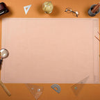 Gilprop 10 Sheets Architectural Vellum Paper 24" x 36" Drafting Vellum Tracing Sheets White Translucent Drafting Paper Rag with Border and Title Block for Drawing Sketching Architecture Building