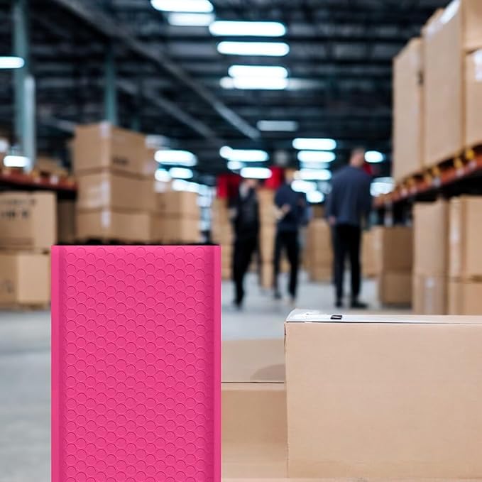 iMBAPrice 10.5x16 Inches Hot Pink Color Polybubble Bag, 100-Pack Large Size #5 Self Seal Poly Bubble Mailers Padded Packing Envelopes (Total 100 Bags)