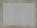 Amanti Art Grey Framed Magnetic Board 24x32 Medium Vision Board for use with Magnets, 100% Metal Sheet to Display Items as Office Decor or for Home Organization in mudroom, Kitchen or Kids Room