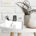 YQDEJ Motivational Eucalyptus Leaves Pen Holder for Desk Accessories, It's a Good Day to Have a Good Day Inspirational Wooden Box Sign Desk Pencil Holder Organizer for Home Office Decoration