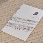 10 Pcs Music Notebook,Music Staff Notebook,50 Sheets/100 Pages Blank Sheet Music Notebook,Music Manuscript Paper,Manuscript Paper Notebook,Spiral NotebookMusic Writing Composition Notebook (10 Pcs Music Sheet White)