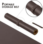 Cork Desk Mat - Small Dual-Sided Desk Pad for Office and Home - Desk Organization and Accessories - Ideal for Large Mouse Pad and Small Desk Mats on Top of Desks(Coffee,23.6"x 13.8")