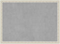 Amanti Art Silver Framed Magnetic Board 22x30 Medium Vision Board for use with Magnets, 100% Metal Sheet to Display Items as Office Decor or for Home Organization in mudroom, Kitchen or Kids Room