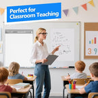 Nortix Flip Chart Paper, Sticky Easel Pads, Chart Paper for Teachers,Super Adhesive & Bleed-Resistant, Large Self-Stick Easel Paper for Classroom/Office, 25 x 30 inch, 30 Sheets/Pad, 8 Pads