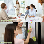 Thenshop 200 Pack Dry Erase Markers Bulk with 4 Magnetic Erasers Fine Tip Dry Erase Markers Whiteboard Pens Bulk for Office Supplies(Cute Color)
