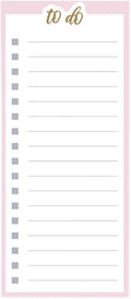Graphique Magnetic Notepad, Pink To Do– 100 Sheets, 4” x 9.25” x .5” – Front Says, “To Do”, Sticks to Any Magnetic Surface, Perfect for Shopping and Grocery Lists, Makes a Great Gift