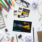 Custom Business Cards Double-Sided Personalized Stationery | Professional 300GSM Matte Paper for Small Business | 3.5x2 Inch