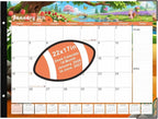 DIBAOLU Extra Large Desk Calendar 2026,Big Desk Calendar 2026-2027 22x17,18 Month,January 2026 to June 2027,Suitable For Home, School Or Office, Monthly Planning Calendar,With Plastic Cover