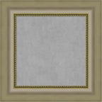 Amanti Art Silver Framed Magnetic Board 17x17 X-Small Vision Board for use with Magnets, 100% Metal Sheet to Display Items as Office Decor or for Home Organization in mudroom, Kitchen or Kids Room