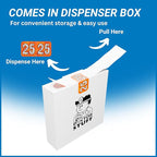 2025 Year Labels, Doctor Stuff 2025 Chart Stickers, Holographic Orange Colored, USA Made Year Label for End Tab File Folders, 500 Labels per Roll, 1 Roll, 3/4" x 1-1/2"