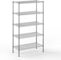 Regal Altair 18" Deep x 36" Wide x 64" Height Wire Shelving Kit | 5-Tier | NSF Commercial Storage Rack Unit