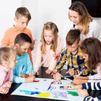 Rarlan Washable Markers Bulk, Markers for Kids, Bulk Pack, 48 Colors, 3 Boxes, 144 Count