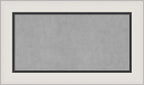 Amanti Art Silver Framed Magnetic Board 18x30 Small Vision Board for use with Magnets, 100% Metal Sheet to Display Items as Office Decor or for Home Organization in mudroom, Kitchen or Kids Room
