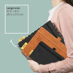 POPRUN Planner 2025-2026 Weekly Planner Notebook (Large 8.5''x 10.5'') Academic Calendar (JUL.25 - JUN.26) Appointment Book with Monthly Tabs, Spiral Soft Cover, Inner Pocket, 100 GSM - Royal Blue