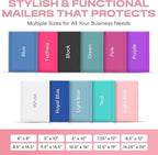 Light Pink Large Poly Bubble Mailers 12x15 inch | Self Seal Padded Envelopes Cushioned Bubble Mailer | Usable Size 12x15 | WaterProof | Lightweight mailing Shipping Bags | 100 Pack Bulk