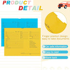 120 Pcs 9 x 12 In Vehicle Dealer Jackets for Car Sales 32lb Colored Printed Deal Envelopes Dealership Supplies File Jackets Automotive Folders for Car Dealerships(Colorful)