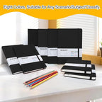 SUQJOY Lined Journal Notebooks for Writing, 100 GSM Thick Paper, 1 Pack Hardcover Notebooks, A5 College Ruled Notebook, Journaling Notebook for School/Travel/Office (Black- 1 Pack)