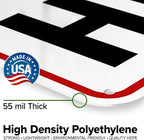 Custom Arrow,Custom Directional Sign, Up Arrow,24x30 Inches, 55 mil thick HDPE (high density polyethylene) Made in USA by My Sign Center