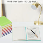 ZCZN 8 Pack Hardcover Journal Notebooks, 5.5"x8.3", Hardcover, 8 Colors, A5 Lined Journals for Notes-taking,Writing,Diary, Ruled Journaling Notebooks for Work School Travel Home