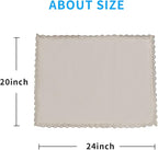 MINJIATEX Couch arm Covers, Non-Slip (2 pcs), Washable, for Living Room Recliner Chair, Protectors for Leather Sofa armrest slipcover, JYS-Beige