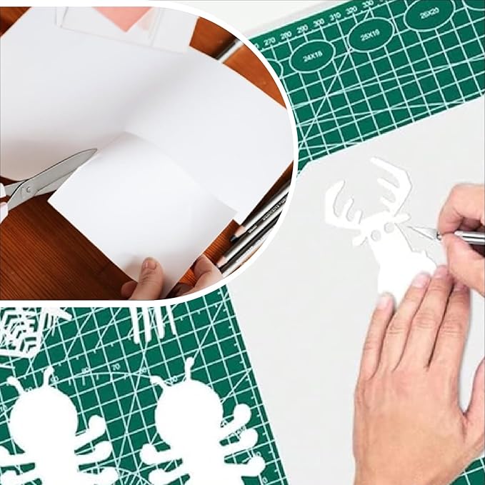 White Cardstock 8.5x11, Creebe 50 Sheets 65lb Card Stock Printer Paper 8.5 x 11 White Paper for Cards Making, Office Printing, Art, Crafts