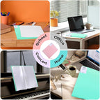 Phyxin Portfolio Binder, 40-Pocket Portfolio Folder 8.5" x 11", Displaying 80 Page Binder with Plastic Sleeves, Plastic Folders for Women & Men, Students, Teachers, Green