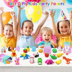 Palmatte 40PCS Mini Animal Erasers Kids Prizes Treasure Box Toys Classroom Rewards Desk Pets Pencil Erasers Bulk Cute School Supplies Kids Party Favors Goodie Bag Stocking Stuffers Easter Egg Fillers