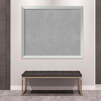 Amanti Art Silver Framed Magnetic Board 44x52 Oversize Vision Board for use with Magnets, 100% Metal Sheet to Display Items as Office Decor or for Home Organization in mudroom, Kitchen or Kids Room