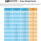 LUXPaper 9" x 12" Presentation Folders | Two Pocket | Black Linen | 100lb. Cover | 100 Qty