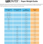 LUXPaper 9.5" x 12" Certificate Holders | White Gloss | 12pt. Cover | 25 Qty