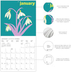 Graphique 2026 Flower Pop Wall Calendar | 12” x 12” | Thick Paper | Home & Office Organizer | Large Monthly Grid | 3 Languages & Marked Holidays | 4 Month Preview Page for 2027