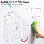 Shuttle Art Wet Erase Markers, 10 Colors 1mm Fine Tip Smudge-Free Markers, Use on Laminated Calendars, Overhead Projectors, Schedules, Whiteboards, Transparencies, Glass, Wipe with Water