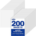 TUXIYA 200 Pack White Poster Board,13.5" x 17.5" White Poster Paper Bulk,250GSM/92LB Heavy-Weight Blank Poster Board for Arts,Craft,Projects Presentations,Drawing Scrapbooking