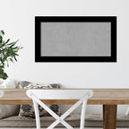 Amanti Art Black Framed Magnetic Board 15x27 Small Vision Board for use with Magnets, 100% Metal Sheet to Display Items as Office Decor or for Home Organization in mudroom, Kitchen or Kids Room