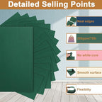 Silunkia 300 Sheets Dark Green Cardstock 8.5 x 11 Certificate Paper, 200gsm/75lb Christmas Green Card Stock for DIY Cards Making, Greeting Cards, Paper Crafting, Invitations, Festival Blessings